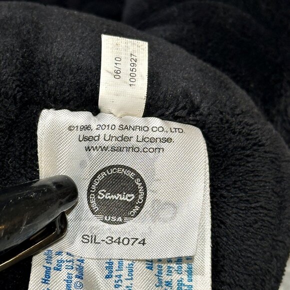 Build a Bear Chococat Plush Sanrio Hello Kitty Stuffed Animal 2010 Black Cat 17" - Picture 10 of 11